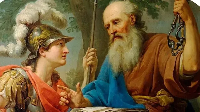 https://commons.wikimedia.org/wiki/File:Marcello_Bacciarelli_-_Alcibiades_Being_Taught_by_Socrates,_1776-77.jpg